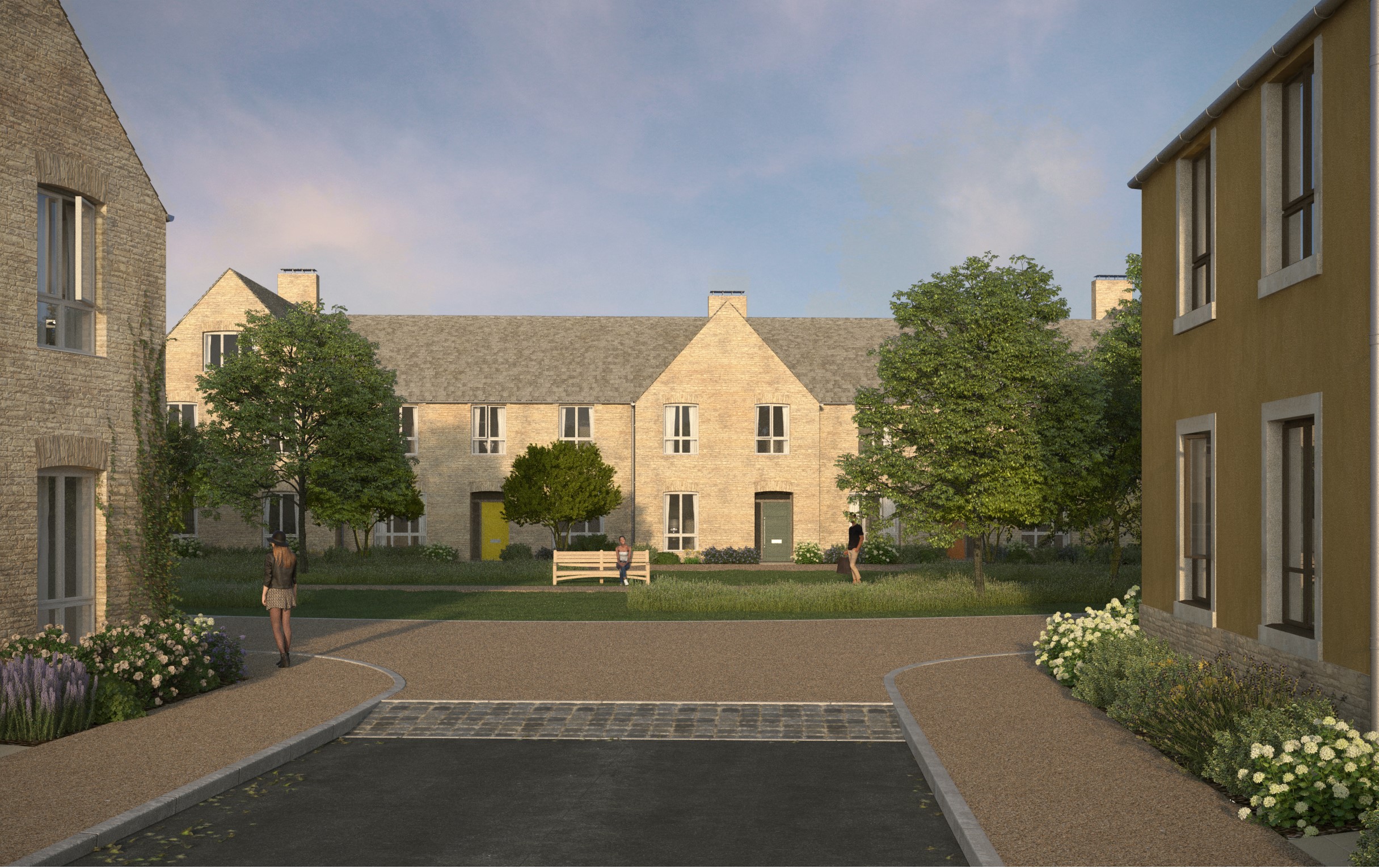 Shared Ownership homes at The Steadings, Cirencester.