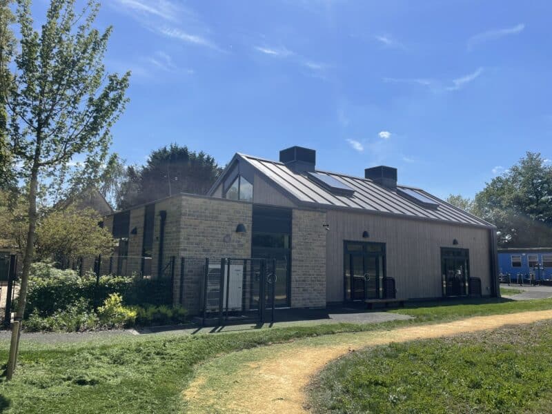 The Steadings Primary School new building at Siddington.