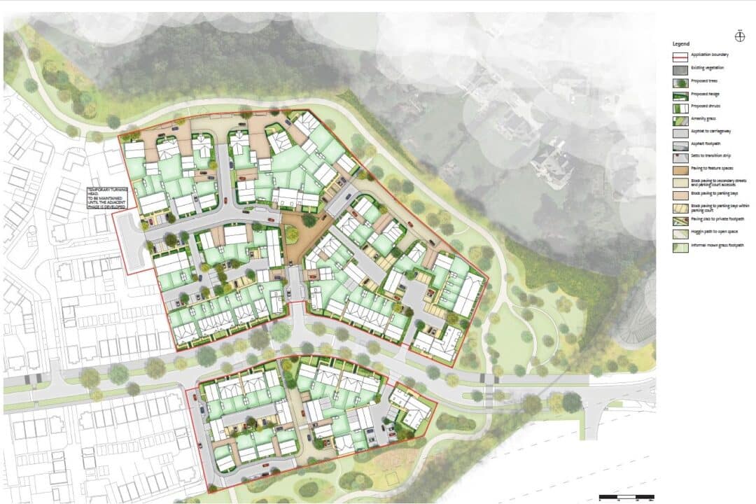 Keepmoat Homes Illustrative Masterplan Parcel 2A The Steadings, Cirencester.